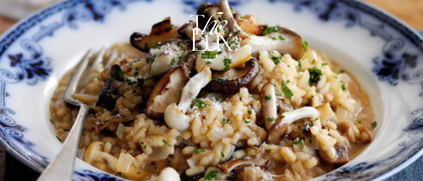 meatless monday: creamy mushroom risotto