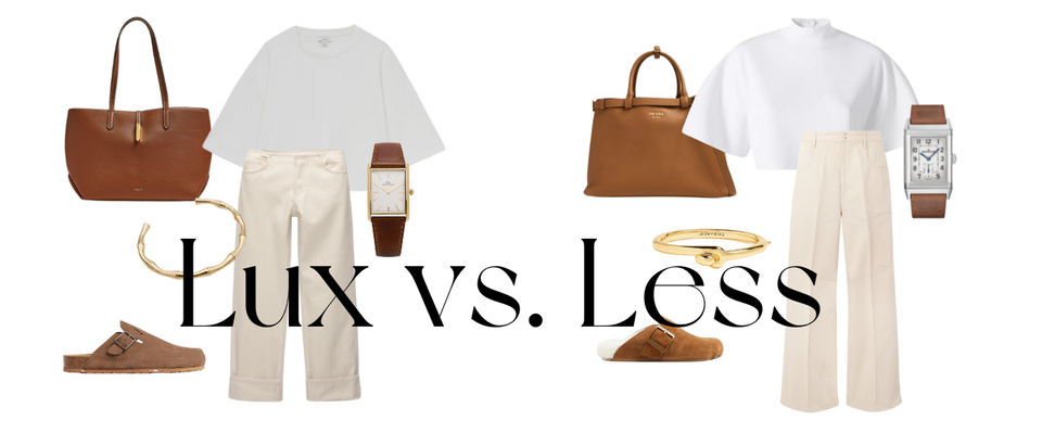 Lux vs. Less: The Weekend Casual